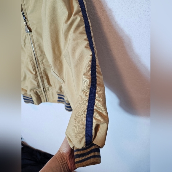 Pacific Trail Vintage Beige Jacket with Striped Accents Approximate Size Large - Picture 3 of 11
